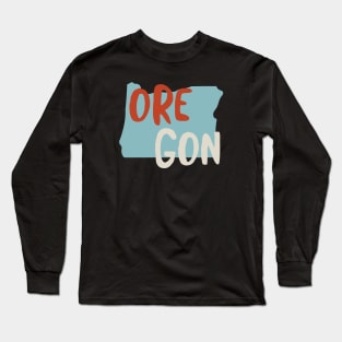 State of Oregon Long Sleeve T-Shirt